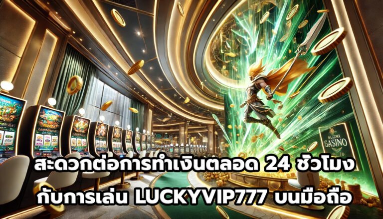 สะดวกต่อการทำเงินตลอด 24 ชั่วโมงกับการเล่น LUCKYVIP777 บนมือถือ-12